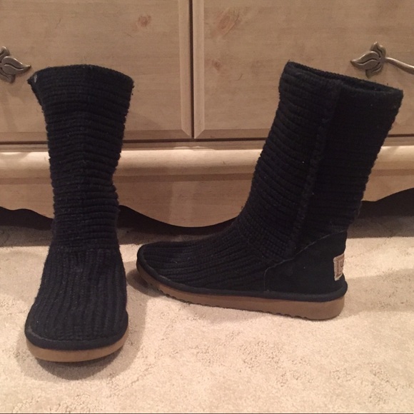 UGG Shoes - Ugg Australia black knit boots